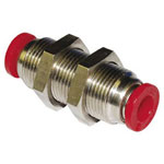 Norgren Pneufit C C00291200 Straight Bulkhead Union 12mm Hose O/D M22 x 1 Thread