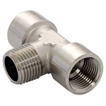 Norgren 150690048 ISO G/ISO R T-Connector G1/2 Int. Thread R1/2 Ext. Thread