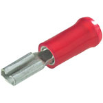 TE 9-160483-5 187 Faston Crimp Receptacle PIDG Tin 22-16AWG Red