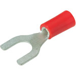 TE 34154 Plasti-grip Terminal Spade M3.5 Stud Tin 22-16AWG Red