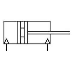 Norgren RM/8010/M/25 ø10mm Magnetic Piston Double Acting M5 Port 25mm Stroke