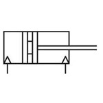 Norgren RM/8016/M/100 ø16mm Magnetic Piston Double Acting M5 Port 100mm Stroke