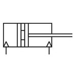 Norgren RM/8020/M/160 ø20mm Magnetic Piston Double Acting G1/8 Port 160mm Stroke