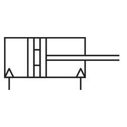 Norgren RM/8025/M/200 ø25mm Magnetic Piston Double Acting G1/8 Port 200mm Stroke