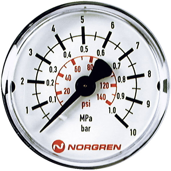 Norgren 18-013-209 160 PSI Pressure Gauge W161 for sale online 