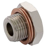 Norgren 160050018 ISO G Plug With Flange G1/8 Thread