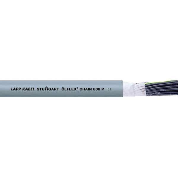 LAPP 1027700 ÖLFLEX® CHAIN 808 P Grey Drag Chain Cable 2 x 0.5mm² No ...