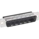 TE 167296-1 Amplimite HDP-20 D-sub Crimp Housing Male 50P Black