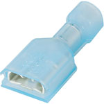 TE 2-520407-2 250 Faston Crimp Receptacle Ultra-Fast Plus Ins. Tin 22-18AWG Red