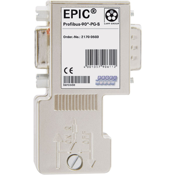 LappKabel EPIC® ED-PB-90-PG Data PROFIBUS Connectors with Screw Te...