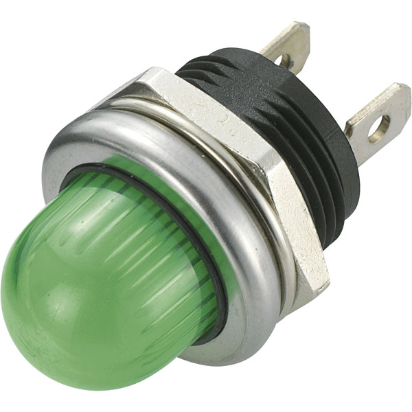 SCI R9-105L1-02-WGG4 LED Indicator Light Green 12V DC | Rapid Online