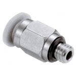 Norgren Pneufit M M02250606 Straight Adaptor (Ext. Hex) M6 Thread 6mm Hose O/D