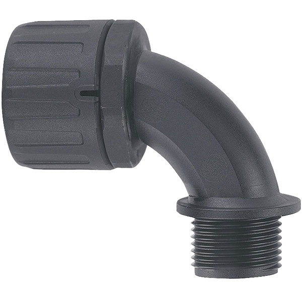  55506485 SILVYN® FPAG 90° Black Right Angle Conduit Gland M12 x 1.5