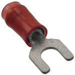 TE 326861 PIDG Terminal Spade M3.5 Stud Tin 22-16AWG Red