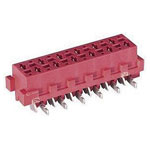 TE 7-188275-8 Micro-match Connector Female PCB Mount Vertical SMD Tin 2 x 4P Red