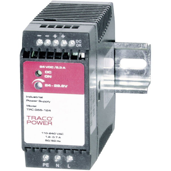  TPC 055-124 DIN Rail Power Supply 24V 2.3A