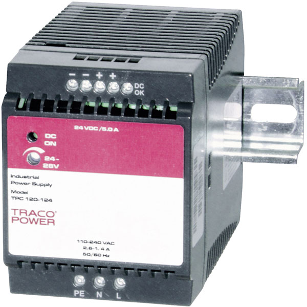 TracoPower TPC 120-148 DIN Rail Power Supply 48V 2.5A