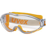 uvex 9302.245 ultrasonic Wide Vision Goggles - Orange/Grey - Clear Lens