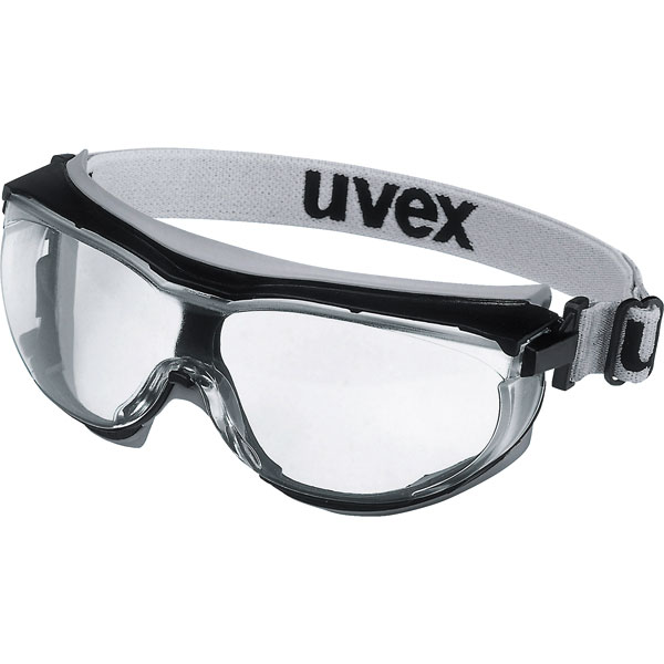 Uvex 9307 375 Carbonvision Safety Goggles Black Grey Clear Lens Rapid Online