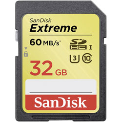 SanDisk SDSDXN-032G-G46 Extreme® SDXC™ UHS-I Card 32GB