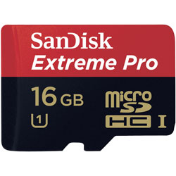SanDisk SDSDQXP-016G-X46 Extreme PRO® microSDHC UHS-I Card 16GB