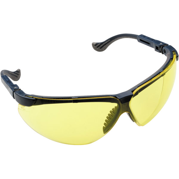 Honeywell 1011024 Pulsafe XC Safety Glasses XC Blue - HDL Yellow Lens ...