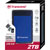 Transcend TS2TSJ25H3B StoreJet 25H3 USB 3.0 External Hard Drive 2TB Navy Blue