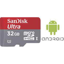SanDisk SDSDQUAN-032G-G4A Ultra® microSDHC™ UHS-I Card 32GB