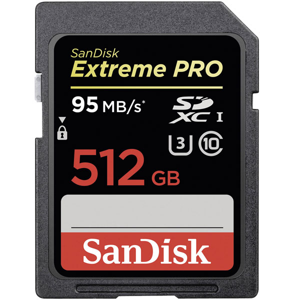 SanDisk SDSDXPA-512G-G46 Extreme PRO® SDHC™/SDXC™ UHS-I Memory Card