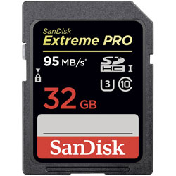 SanDisk SDSDXPA-032G Extreme PRO® SDHC™/SDXC™ UHS-I Memory Card 32GB