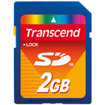 Transcend TS2GSDC 2GB SD Card