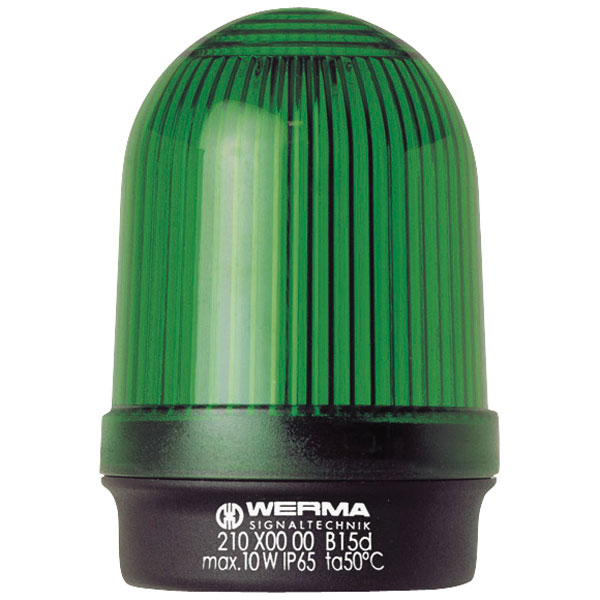 Werma Signaltechnik 210.200.00 Green 12-240VAC/DC Steady Light