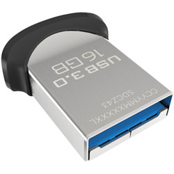 SanDisk SDCZ43-016G-G46 Ultra Fit™ USB 3.0 Flash Drive 16GB