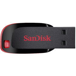 SanDisk SDCZ50-004G-B35 Cruzer Blade™ USB Flash Drive 4GB