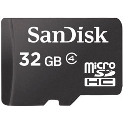 SanDisk SDSDQM-032G-B35 microSDHC™ Memory Card 32GB
