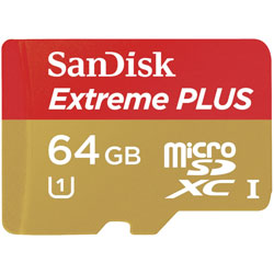 SanDisk SDSDQX-064G-U46A Extreme® PLUS microSDXC™ UHS-I Card 64GB