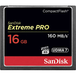 SanDisk SDCFXPS-016G-X46 Extreme PRO® CompactFlash® Memory Card 16GB