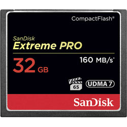 SanDisk SDCFXPS-032G-X46 Extreme PRO® CompactFlash® Memory Card 32GB