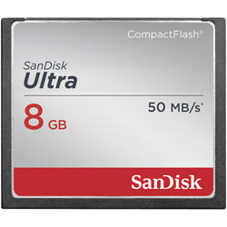SanDisk SDCFHS-008G-G46 Ultra® CompactFlash® Memory Card 8GB