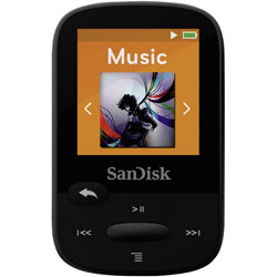 SanDisk SDMX24-004G-G46K Sansa Clip Sport MP3 Player 4GB - Black