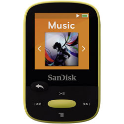 SanDisk SDMX24-004G-G46 Sansa Clip Sport MP3 Player 4GB - Yellow