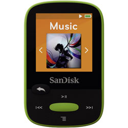 SanDisk SDMX24-008G-G46L Sansa Clip Sport MP3 Player 8GB - Lime