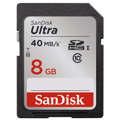 SanDisk SDSDUN-008G-G46 Ultra® SDHC-I™ Card 8GB
