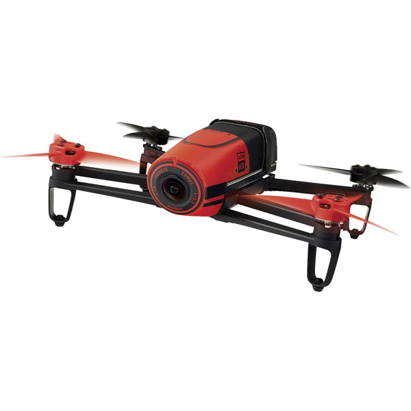 Parrot Bebop Drone Red Quadcopter RtF Including Camera and GPS 