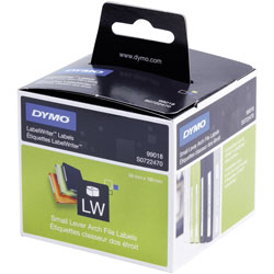 DYMO S0722470 99018 Small Lever Arch File Labels 190 x 38mm Roll of 110