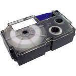 Casio XR-12X1 Black Font On Clear Label Printer Tape 12mm x 8m