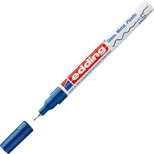 Edding 4-780-9-003 Extra Fine Bullet Tip Paint Marker E-780 Blue