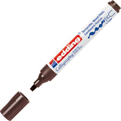 Edding 4-1455018 Flexible Nib Calligraphy Marker 1455 Dark Brown