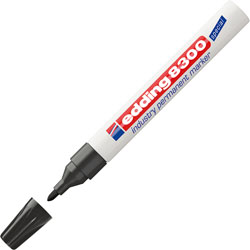 Edding 4-8300001 Industry Permanent Marker 8300 Black