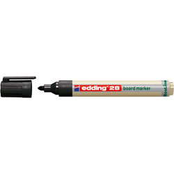 Edding 4-28001 EcoLine Bullet Tip Whiteboard Marker 28 Black